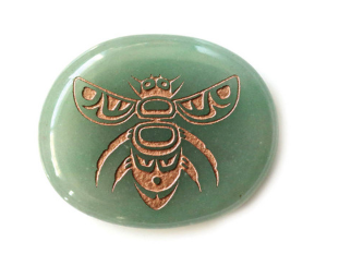 Spirit Stone- Green Adventurine, Bee
