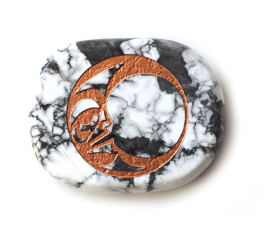 Spirit Stone- Howlite, Moon