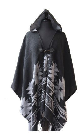 Hooded Wrap, Visions Of Our Ancestors-Leila Stogan