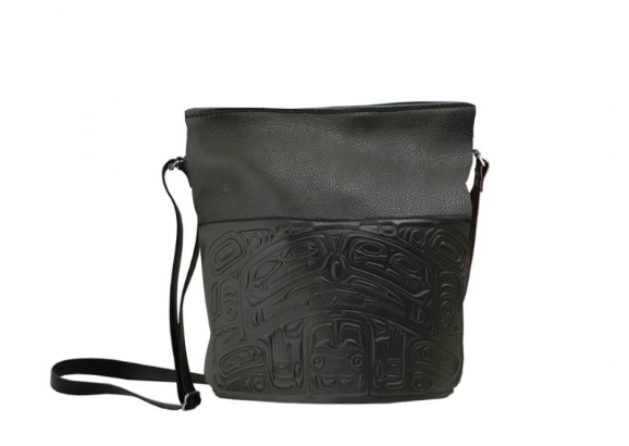 Purse w/ Pocket (Leather), Bear Box-Clifton Fred