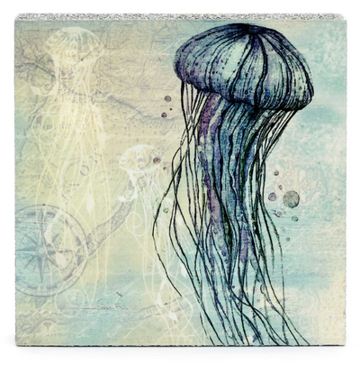 Cedar Mtn- Wall Art, Jellyfish