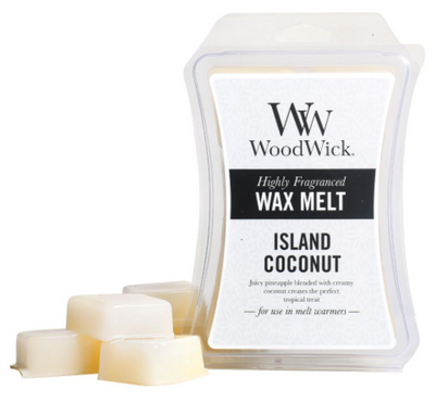 Woodwick/Crackling, Island Coconut
