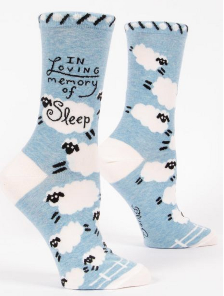 Socks, Ladies-Blue Q