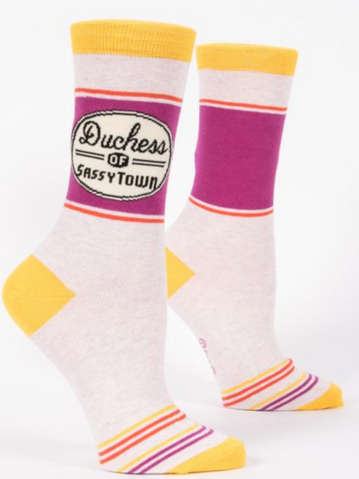 Socks, Ladies-Blue Q