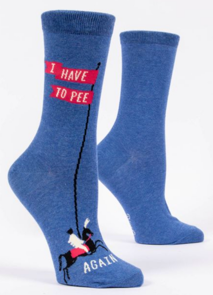 Socks, Ladies-Blue Q