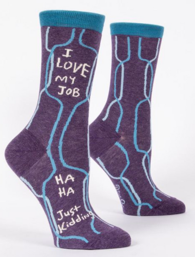 Socks, Ladies-Blue Q