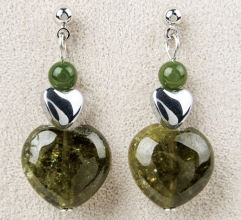 Earrings, Jade Collection