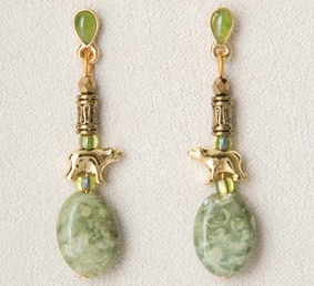 Earrings, Jade Collection