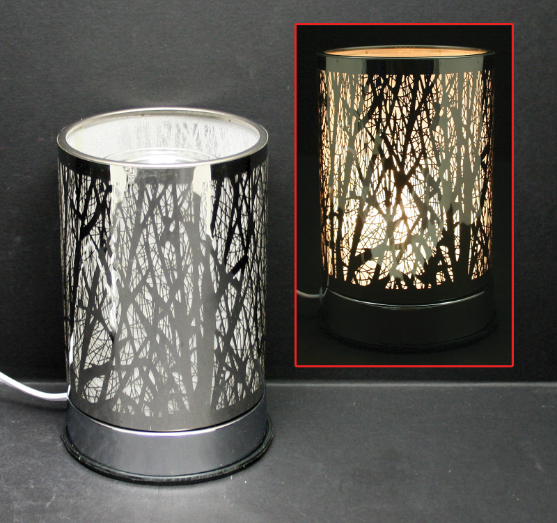 Touch Lamp w/ Ess Oil/Wax Holder, Forest Collection