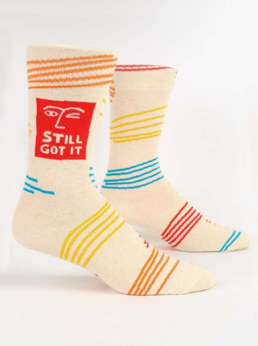 Socks, Men's-Blue Q