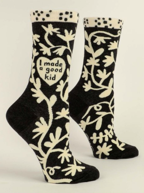 Socks, Ladies-Blue Q