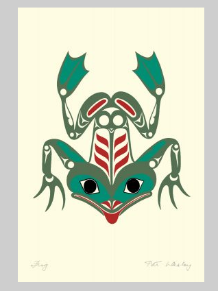 Frog, Framed Wall Decor-Indigenous Collection