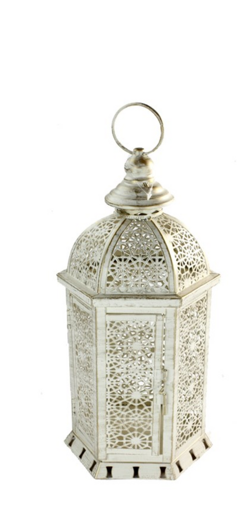 Moroccan Lantern, Collection (Antique White)
