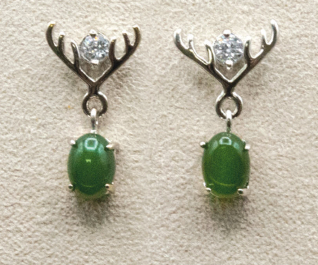 Earrings, Jade Collection