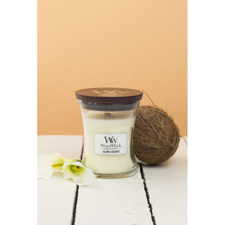 Woodwick/Crackling, Island Coconut – Heartstrings Home Decor & Gifts