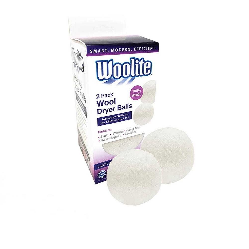 Woolite- 100% Wool Dryer Balls, 2pk
